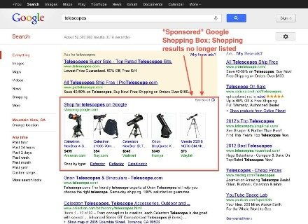 谷歌調(diào)整產(chǎn)品搜索服務(wù)，商業(yè)模式變革引商家關(guān)注